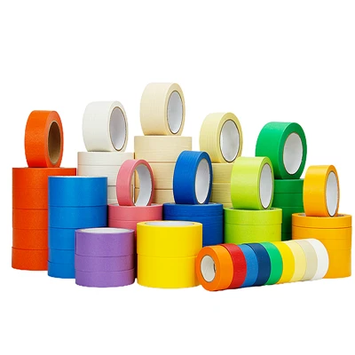 Industrial Crepe Masking Tape Acid-Free, Clean Removal for Automotive, Electronics & Coating Processes